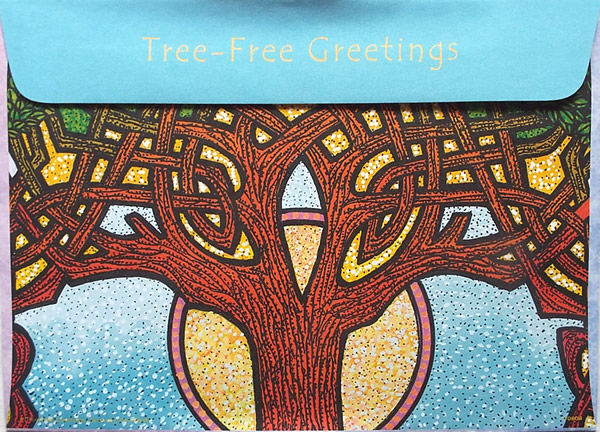 Envelope for Tree Spirit Tree Free Greetings Card