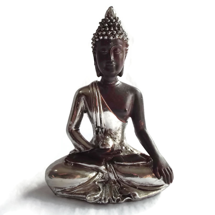 Small Silver Thai Buddha Figure